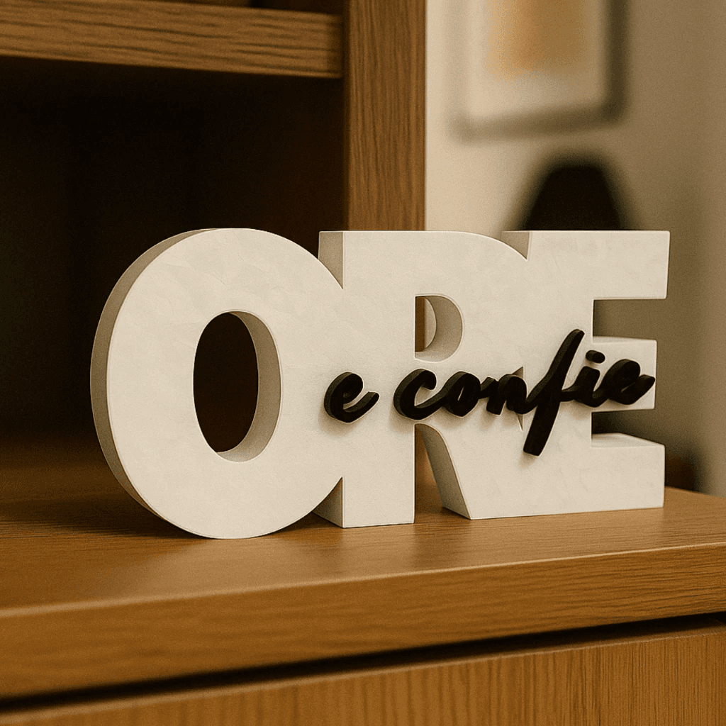 Ore Confie - decoração